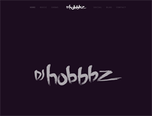 Tablet Screenshot of djhobbbz.com